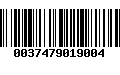 Código de Barras 0037479019004