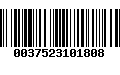 Código de Barras 0037523101808