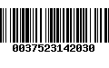 Código de Barras 0037523142030