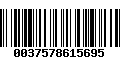 Código de Barras 0037578615695