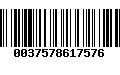 Código de Barras 0037578617576