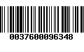 Código de Barras 0037600096348