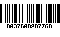 Código de Barras 0037600207768