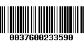 Código de Barras 0037600233590