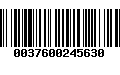 Código de Barras 0037600245630