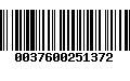 Código de Barras 0037600251372