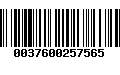 Código de Barras 0037600257565