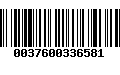 Código de Barras 0037600336581