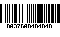 Código de Barras 0037600484848