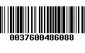 Código de Barras 0037600486088