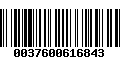 Código de Barras 0037600616843