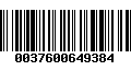 Código de Barras 0037600649384