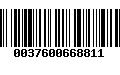 Código de Barras 0037600668811