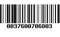 Código de Barras 0037600706803