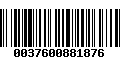 Código de Barras 0037600881876