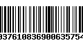 Código de Barras 00376108369006357547