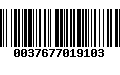 Código de Barras 0037677019103