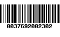 Código de Barras 0037692002302