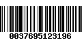 Código de Barras 0037695123196