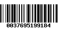 Código de Barras 0037695199184