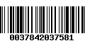 Código de Barras 0037842037581