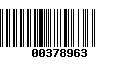 Código de Barras 00378963