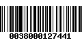 Código de Barras 0038000127441