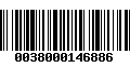 Código de Barras 0038000146886