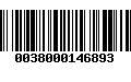 Código de Barras 0038000146893