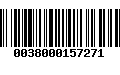 Código de Barras 0038000157271