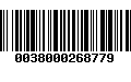 Código de Barras 0038000268779