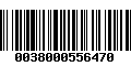 Código de Barras 0038000556470