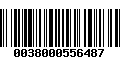 Código de Barras 0038000556487