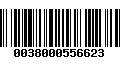 Código de Barras 0038000556623