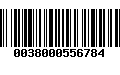 Código de Barras 0038000556784