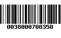 Código de Barras 0038000708350