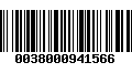 Código de Barras 0038000941566