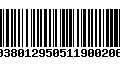 Código de Barras 00380129505119002060