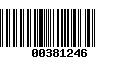 Código de Barras 00381246