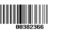 Código de Barras 00382366