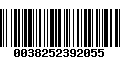 Código de Barras 0038252392055