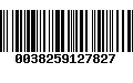 Código de Barras 0038259127827