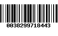 Código de Barras 0038299718443