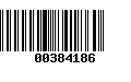 Código de Barras 00384186