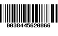 Código de Barras 0038445620866