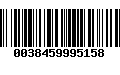 Código de Barras 0038459995158