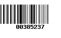 Código de Barras 00385237