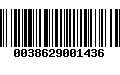 Código de Barras 0038629001436