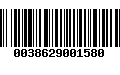 Código de Barras 0038629001580