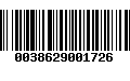 Código de Barras 0038629001726